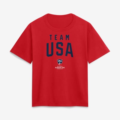 Team USA Women's Summer Games Karate T-Shirt - Red